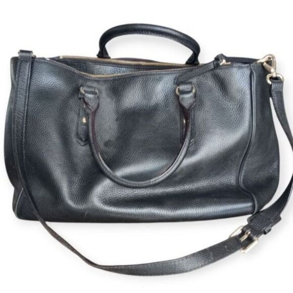 Kate Spade Leighann Mulberry Street Womens PEBBLE Leather Satchel Bag EUC. - Picture 3 of 11